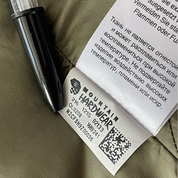 ❄️⛄️🏂Mountain Hardware Puffer Vest Women’s Size M Faux Fur Hooded White - Picture 6 of 6